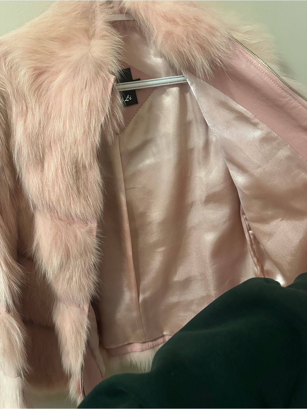 Vintage Pink Rabbit Fur Jacket - Picture 9 of 12
